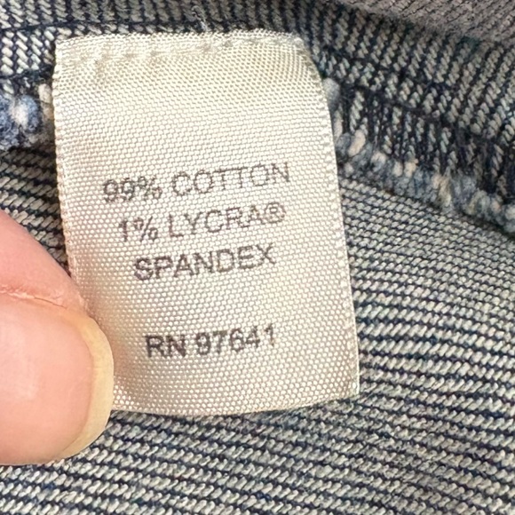 J Jill Denim Jean Midi Skirt Size Blue with Pockets size 12. - Picture 6 of 6